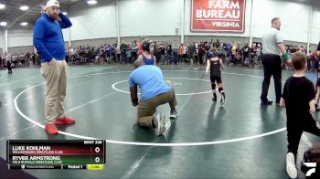 49 lbs Cons. Round 1 - Luke Kohlman, Williamsburg Wrestling Club vs Ryver Armstrong, Wild Buffalo Wrestling Club