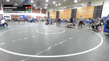 120 lbs Champ. Round 1 - Saif Alsal, Chino Hills vs Brandon Gomez, Trabuco Hills