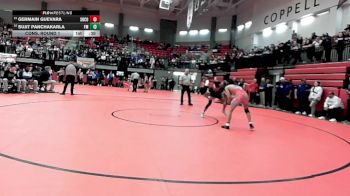 113 lbs Cons. Round 1 - Sujit Panchakarla, Lewisville Flower Mound vs Germain Guevara, El Paso Socorro