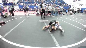 67 lbs Semifinal - Amos Barker, Tecumseh Youth Wrestling vs Jaxon Walker, Harrah Little League Wrestling