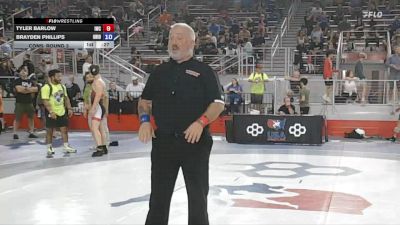 150 lbs Cons. Round 3 - Tyler Barlow, Iguana Wrestling Club vs Brayden Phillips, Ohio