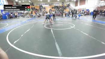 190 lbs Quarterfinal - Sabastian Esparza, Bishop Amat vs Michael Baeza, San Dimas