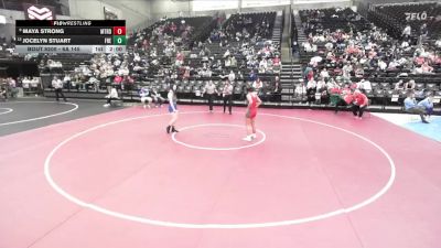 6A 145 lbs Cons. Round 2 - Jocelyn Stuart, Fremont vs Maya Strong, Mountain Ridge