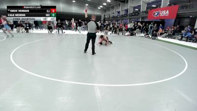 157 lbs Cons. Quarters - Knox Verbais, Illinois vs Cale Nedens, Hardin Wrestling Club