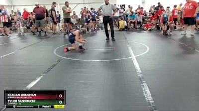 68 lbs Round 3 (4 Team) - Keagan Bousman, Buffalo Valley WC vs Tyler Sansouchi, CTWHALE