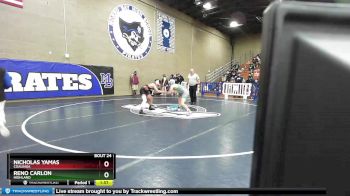 138 lbs Champ. Round 1 - Reno Carlon, Highland vs Nicholas Yamas, Coalinga