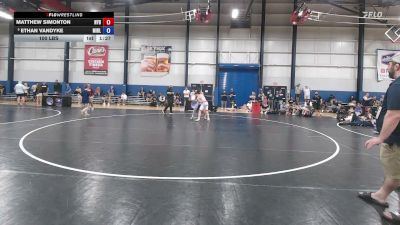 100 lbs Matthew Simonton, New York Blue vs Ethan VanDyke, Michigan Blue