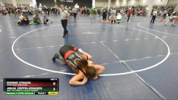 157 lbs Cons. Round 4 - Arkail Griffin-Edwards, Beat The Streets Chicago-Midway vs Dominic Stinson, Never Quit Wrestling