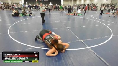 157 lbs Cons. Round 4 - Arkail Griffin-Edwards, Beat The Streets Chicago-Midway vs Dominic Stinson, Never Quit Wrestling