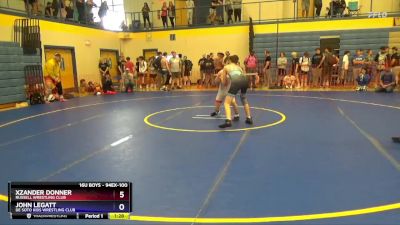 94ex-100 lbs Round 2 - Xzander Donner, Russell Wrestling Club vs John Legatt, De Soto Kids Wrestling Club