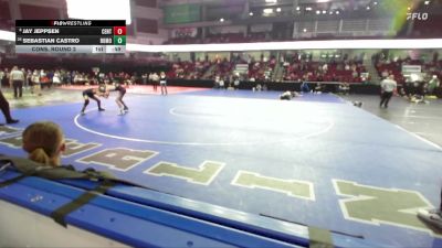 126 lbs Cons. Round 2 - Sebastian Castro, Rocky Mountain vs Jay Jeppsen, Centennial