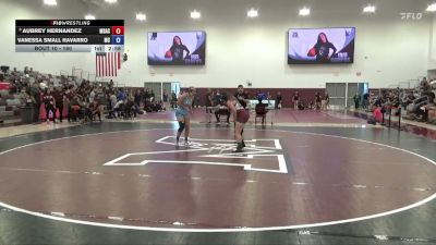 160 lbs Champ. Round 1 - Aubrey Hernandez, Mt. San Antonio College vs Vanessa Small Navarro, Moorpark College
