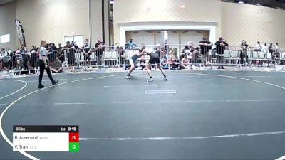 95 lbs Consi Of 8 #2 - Rhett Arsenault, Warriors Of Christ vs Vander Tran, Gold Rush Wr Ac