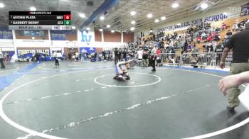 132 lbs Semifinal - Jayden Plata, Downey vs Garrett Berry, Alta Loma
