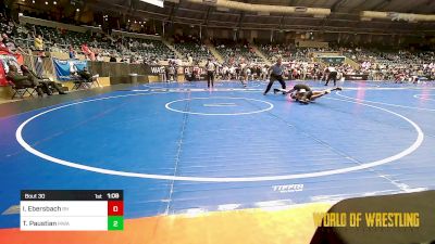 115 lbs Round Of 32 - Isaiah Ebersbach, Rough House vs Tanner Paustian, Moen Wrestling Academy