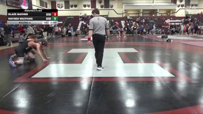 S-18 lbs Round 4 - Hayden Wiltfang, Benton Community Wrestling Clu vs Blaze Mather, Delaware County Wrestling Club
