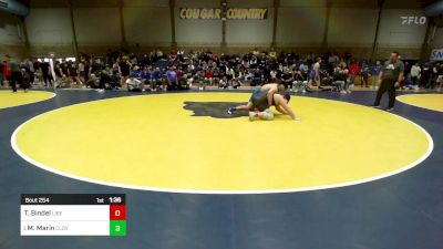 288 lbs Round Of 32 - Trenton Bindel, Liberty (MO) vs Mark Marin, Clovis