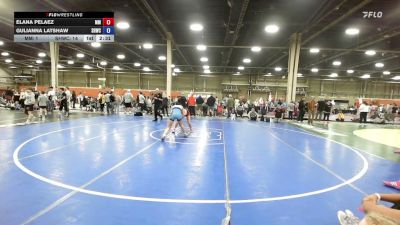 110 lbs Rr Rnd 2 - Elana Pelaez, Maryland Mana Power - GHSE vs Gulianna Latshaw, South Hills Wrestling Academy - GHSE