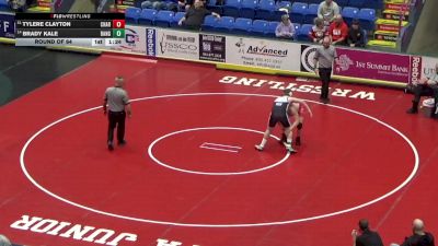 212 lbs Round Of 64 - Tylere Clayton, Chartiers-Houston vs Brady Kale, Bangor