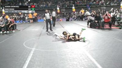 55 lbs Round Of 32 - Jaxon Churchill, Red Nose vs Gino Rossi, Este Built WC