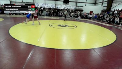 132 lbs Quarterfinal - Koen Labrum, Carbon vs Ryler Jorgensen, Morgan