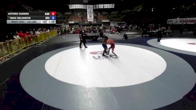 100-106 lbs 1st Place Match - Arturo Gudino, Gladiator Wrestling vs Niko Selianitis, South San Francisco Gator WC