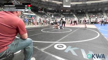 64 lbs Consi Of 8 #1 - Cole Stewart, Claremore Wrestling Club vs Kyson Barnett, Morris Wrestling Association