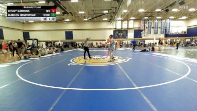 113 lbs Consi Of 16 #2 - Brody Santora, Prime Wrestling Club vs Jamison Hempstead, The Hunt Wrestling Club