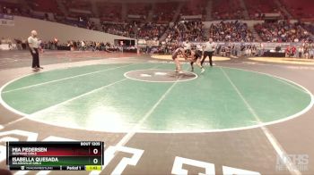 6A/5A Girls 120 Semifinal - Mia Pedersen, Redmond Girls vs Isabella Quesada, Wilsonville Girls