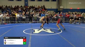 195 lbs Quarterfinal - Sam Wilkins, Mt. Anthony vs Carson LiCastri, Joel Barlow