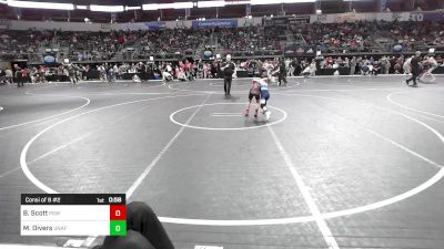 58 lbs Consi Of 8 #2 - Billie Scott, Proving Grounds Wrestling vs Mason Divers, Unaffiliated