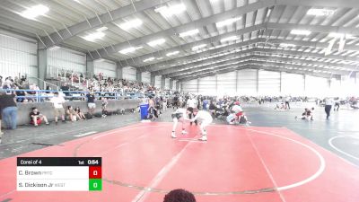 130 lbs Consi Of 4 - Carson Brown, Prtc vs Samuel Dickison Jr, Westside WC