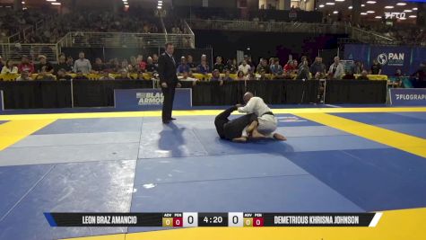 Demetrious Khrisna Johnson vs Leon Braz Amancio 2025 Pan Jiu Jitsu IBJJF Championship