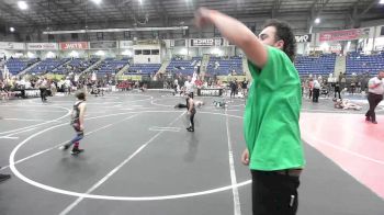 58 lbs Quarterfinal - Ronan Strader, Eastside United vs Laz Romero, No Team