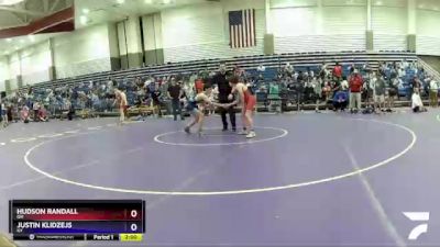 106 lbs Champ. Round 1 - Hudson Randall, OH vs Justin Klidzejs, KY