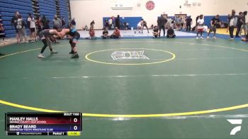 113 lbs Quarterfinal - Brady Beard, Powhatan Youth Wrestling Club vs Manley Nalls, Orange County High School