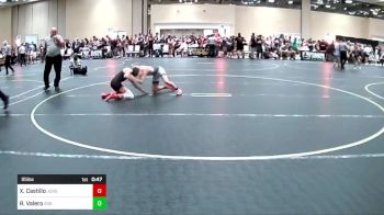 95 lbs Consi Of 16 #2 - Xavier Castillo, Juggernaut WC vs Roman Valero, 208 Spartans