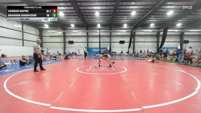 109 lbs Rr Rnd 5 - Carson Raper, NC United - BHS vs Branden Eisenhour, 4M - BHS