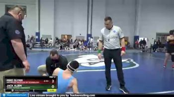 149 lbs Cons. Round 2 - Jack Albin, Johns Hopkins University vs Mike Glynn, Rochester Institute Of Technology