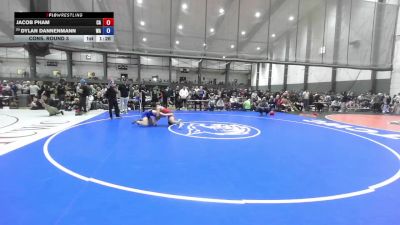 16U Boys FS - 120 lbs Cons. Round 3 - Jacob Pham, CA vs Dylan Dannenmann, WA
