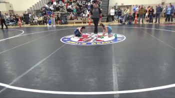 60 lbs Champ. Round 1 - Dominick Johnson, LeVici Prep vs Eli Aldridge, Blaine Wrestling Association