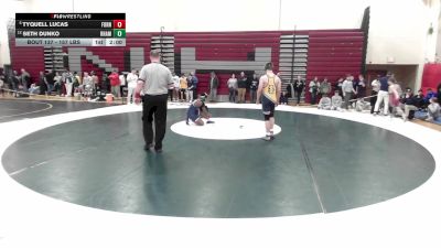 165 lbs Round Of 16 - Tyquell Lucas, Foran vs Seth Dunko, RHAM