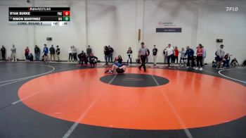 138 lbs Cons. Round 5 - Simon Martinez, Highland vs Ryan Burke, Panther Wrestling Club