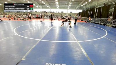 70 lbs Rr Rnd 3 - Lucas Ducos, Team Barracuda Elem vs Mukhammadali Sotyboldyev, Team RJN Green