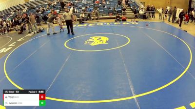 12U Boys - 63 lbs Cons. Round 3 - Layten Marsh, M3 Wrestling Academy vs Andrew Yost, Ohio