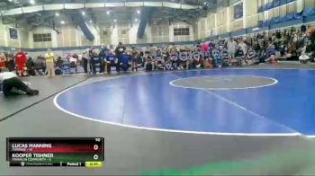 90 lbs Round 1 (4 Team) - Lucas Manning, Portage vs Kooper Tishner, Franklin Community