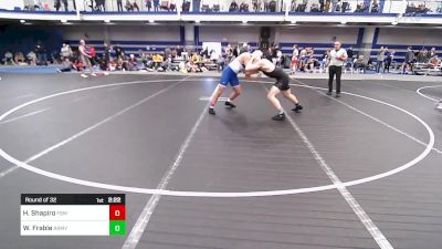 197 lbs Round Of 32 - Harrison Shapiro, F&m vs Wolfgang Frable, Army-West Point