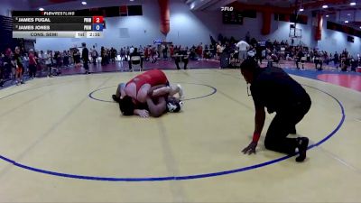 285 lbs Cons. Semi - James Fugal, Disrupter Wrestling Club vs James Jones, Prince George