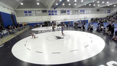 113 lbs Quarterfinal - Carter James, 5 Point Wrestling vs Gabriel Saldanha, Rancho Bernardo Wrestling