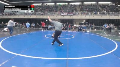 54 lbs Consi-qtrs - Niko Knight, Pottsville vs Dominic Paparello, Bristol